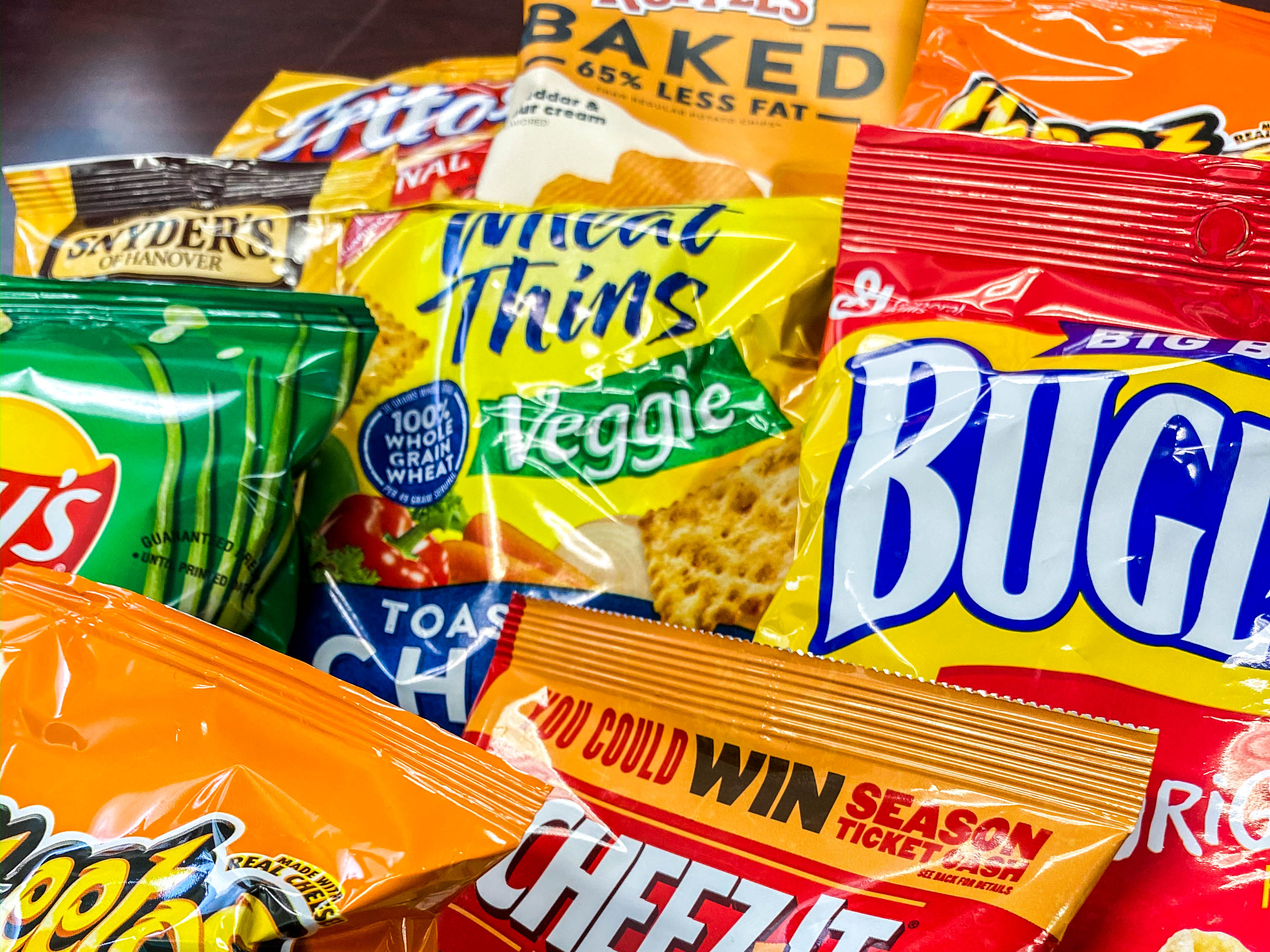 Snack vending selection from Breaktime Beverage