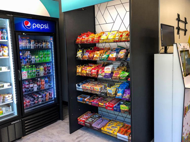 Micro Market vending setup.