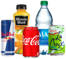 Cold beverage vending options from Breaktime Beverage