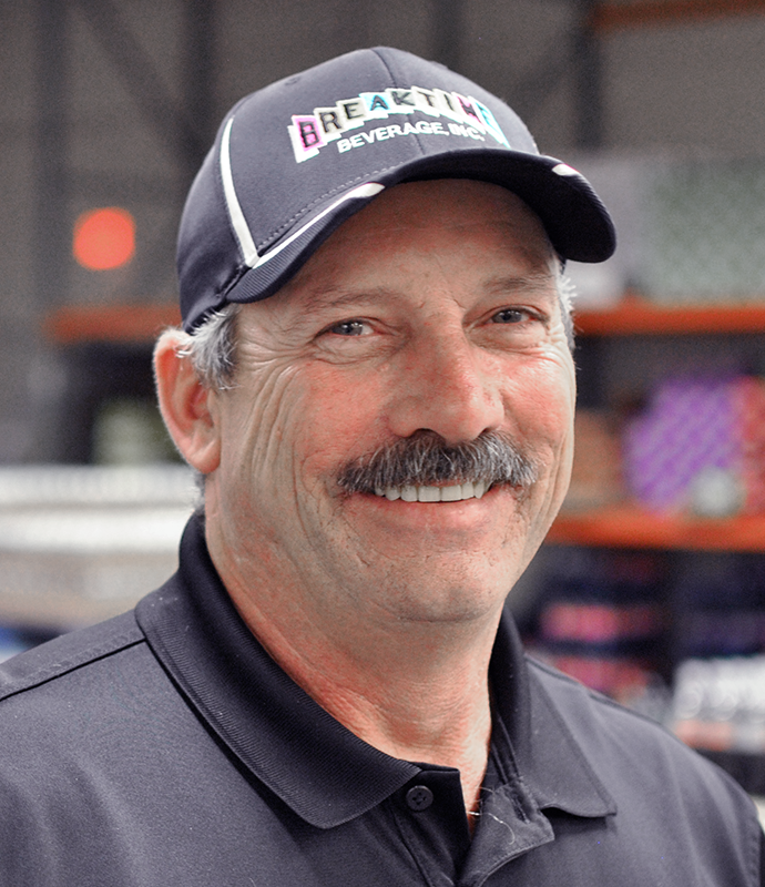 Photo of Dick Gilkerson with Breaktime Beverage